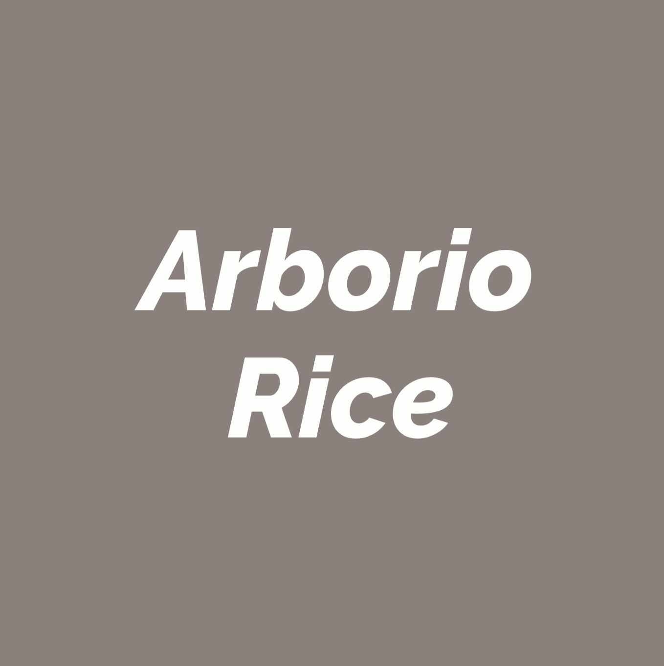 Styled Vinyl Pantry Container Label Sets - Reusable - Arborio Rice