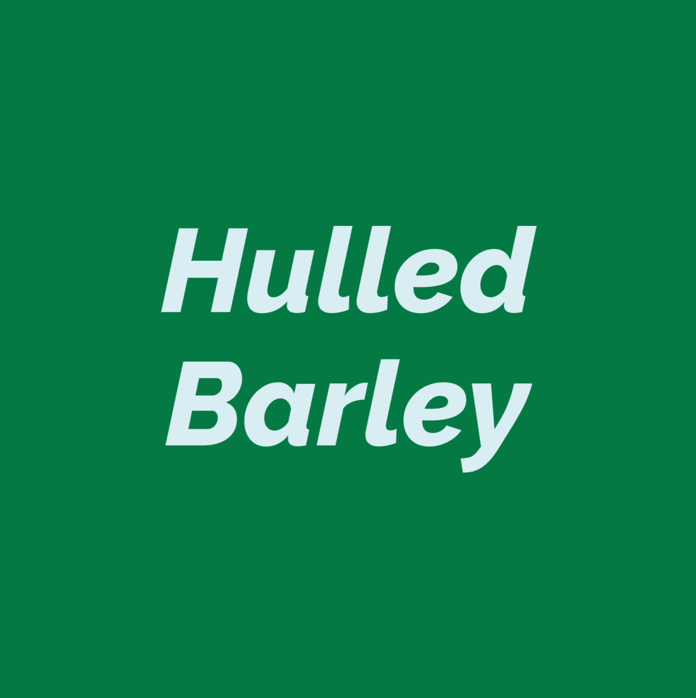 Styled Vinyl Pantry Container Label Sets - Reusable - Hulled Barley
