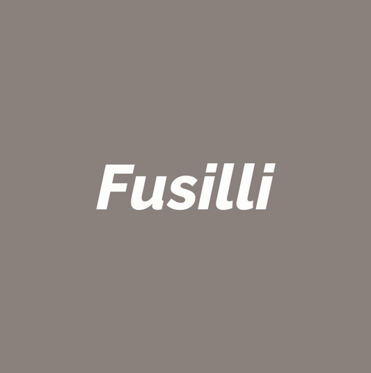 Styled Vinyl Pantry Container Label Sets - Reusable - Fusilli