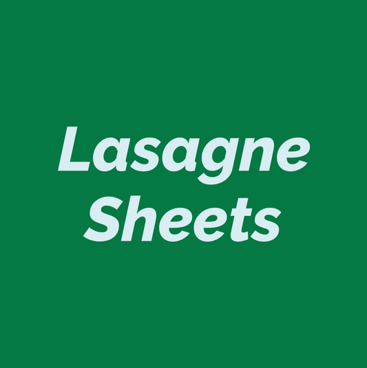 Styled Vinyl Pantry Container Label Sets - Reusable - Lasagna Sheets
