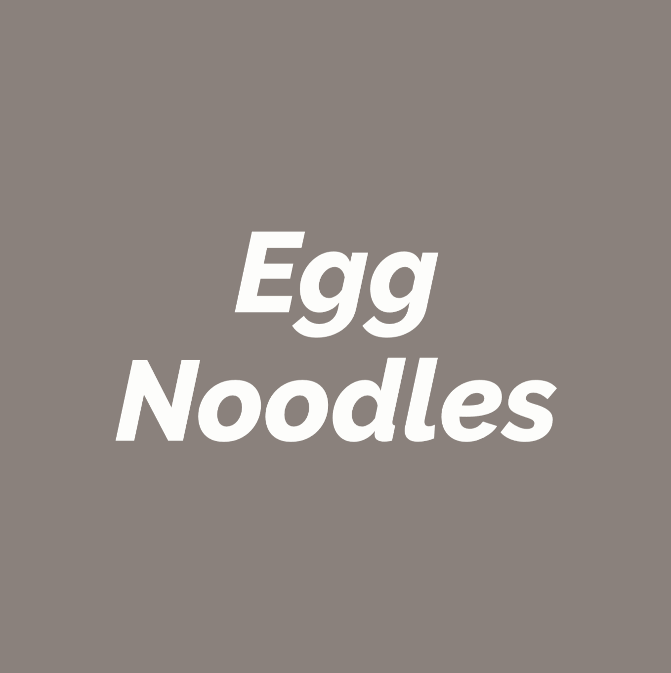 Styled Vinyl Pantry Container Label Sets - Reusable - Egg Noodles