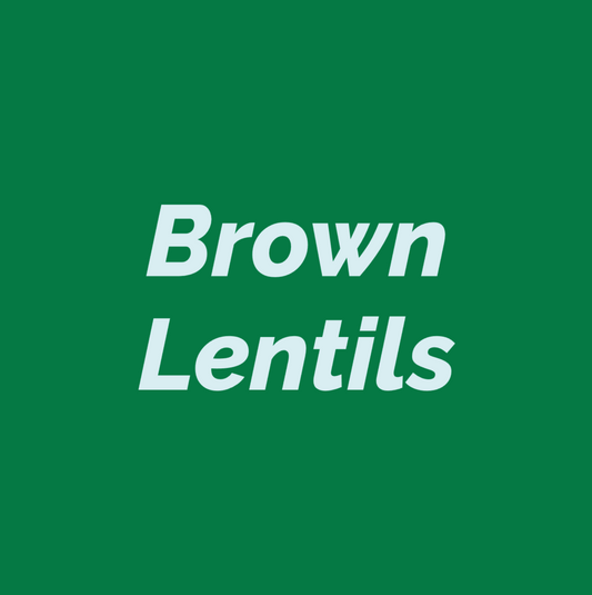Styled Vinyl Pantry Container Label Sets - Reusable - Brown Lentils