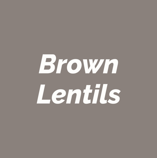 Styled Vinyl Pantry Container Label Sets - Reusable - Brown Lentils
