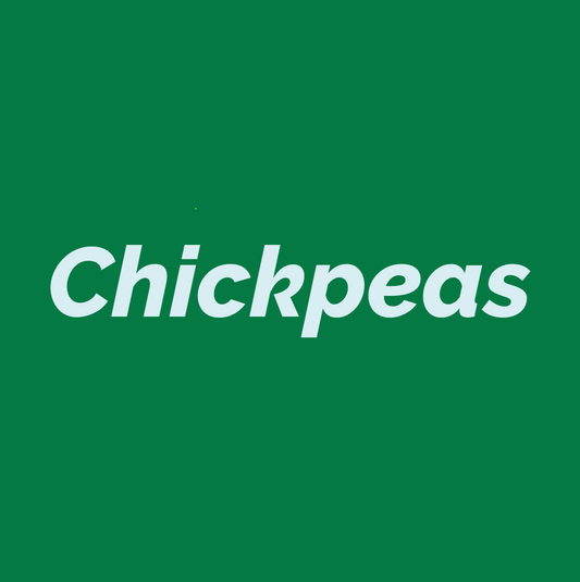 Styled Vinyl Pantry Container Label Sets - Reusable - Chickpeas