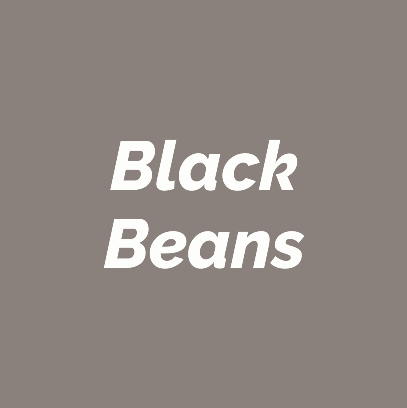 Styled Vinyl Pantry Container Label Sets - Reusable - Black Beans