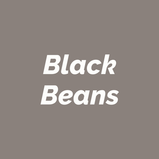 Styled Vinyl Pantry Container Label Sets - Reusable - Black Beans
