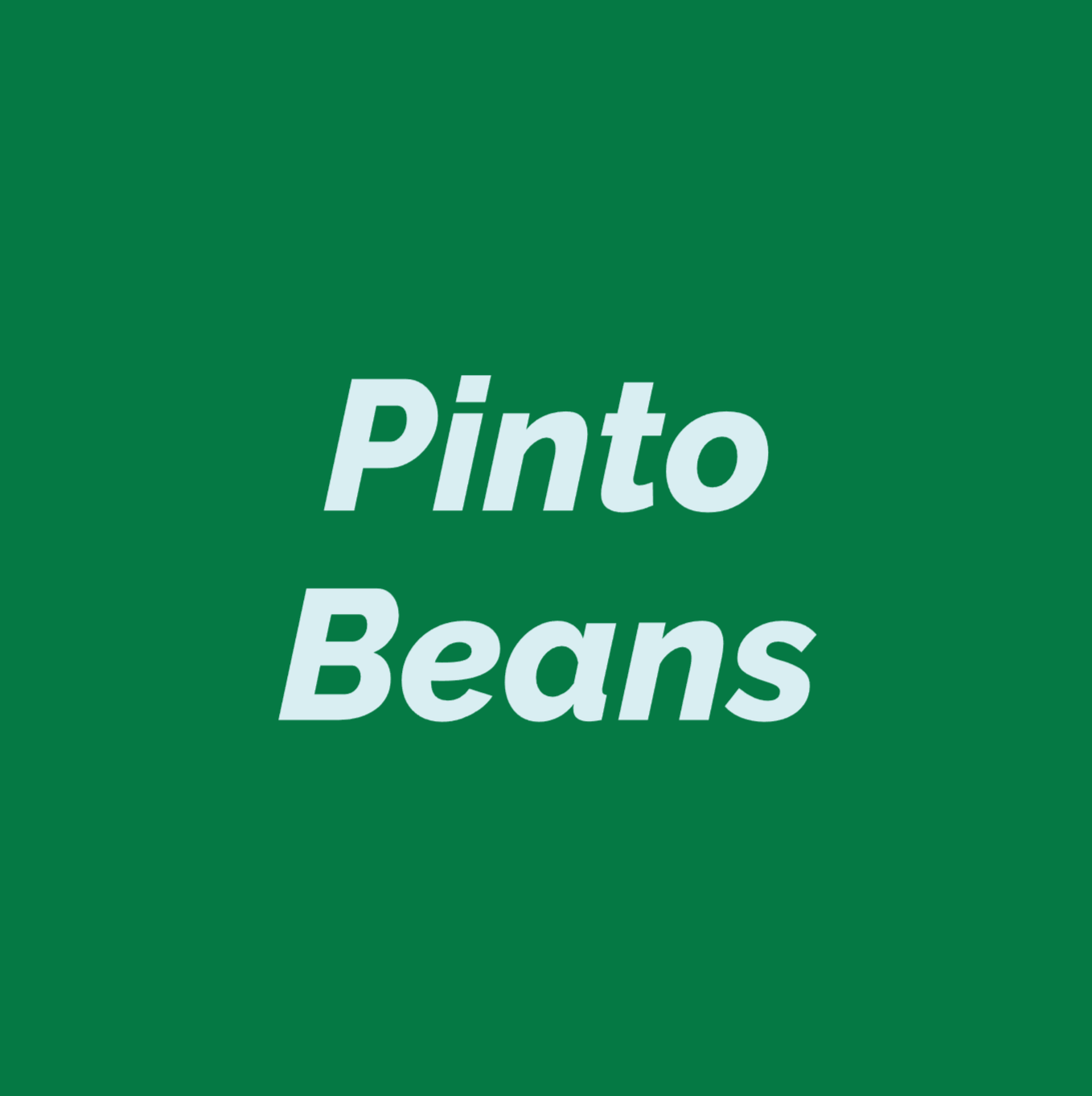 Styled Vinyl Pantry Container Label Sets - Reusable - Pinto Beans