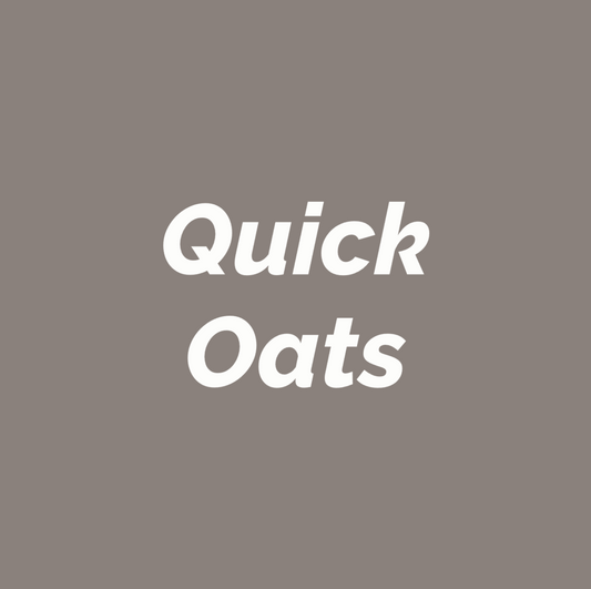 Styled Vinyl Pantry Container Label Sets - Reusable - Quick Oats