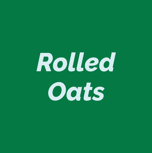 Styled Vinyl Pantry Container Label Sets - Reusable - Rolled Oats