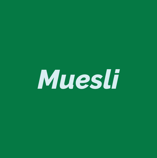 Styled Vinyl Pantry Container Label Sets - Reusable - Muesli