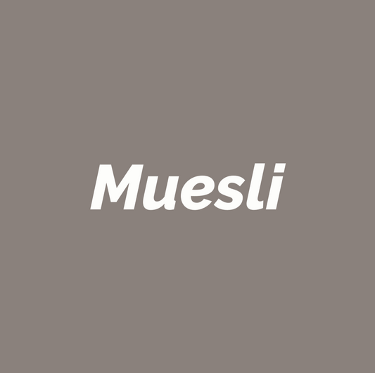 Styled Vinyl Pantry Container Label Sets - Reusable - Muesli