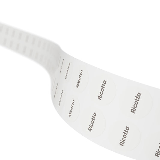 🧊 Ricotta 🧊 Cheeses and Dips - Round Sticker Label Rolls
