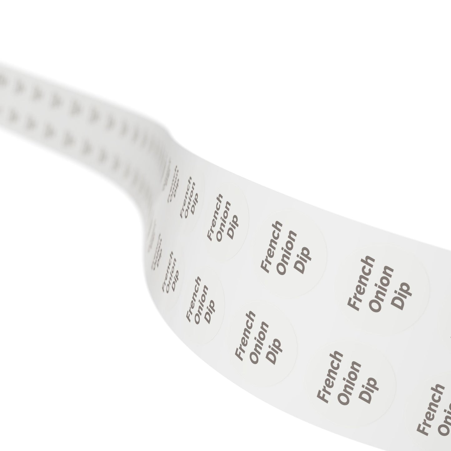 🧊 French Onion Dip 🧊 Cheeses and Dips - Round Sticker Label Rolls