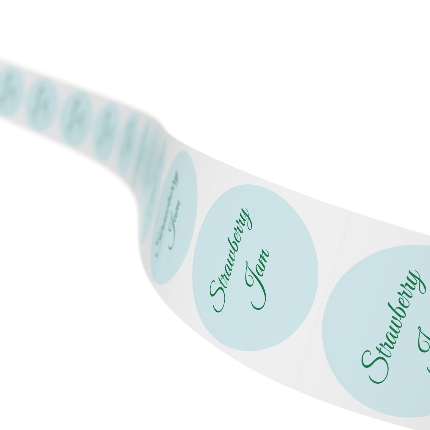 🧊 Strawberry Jam 🧊 - Round Sticker Label Rolls