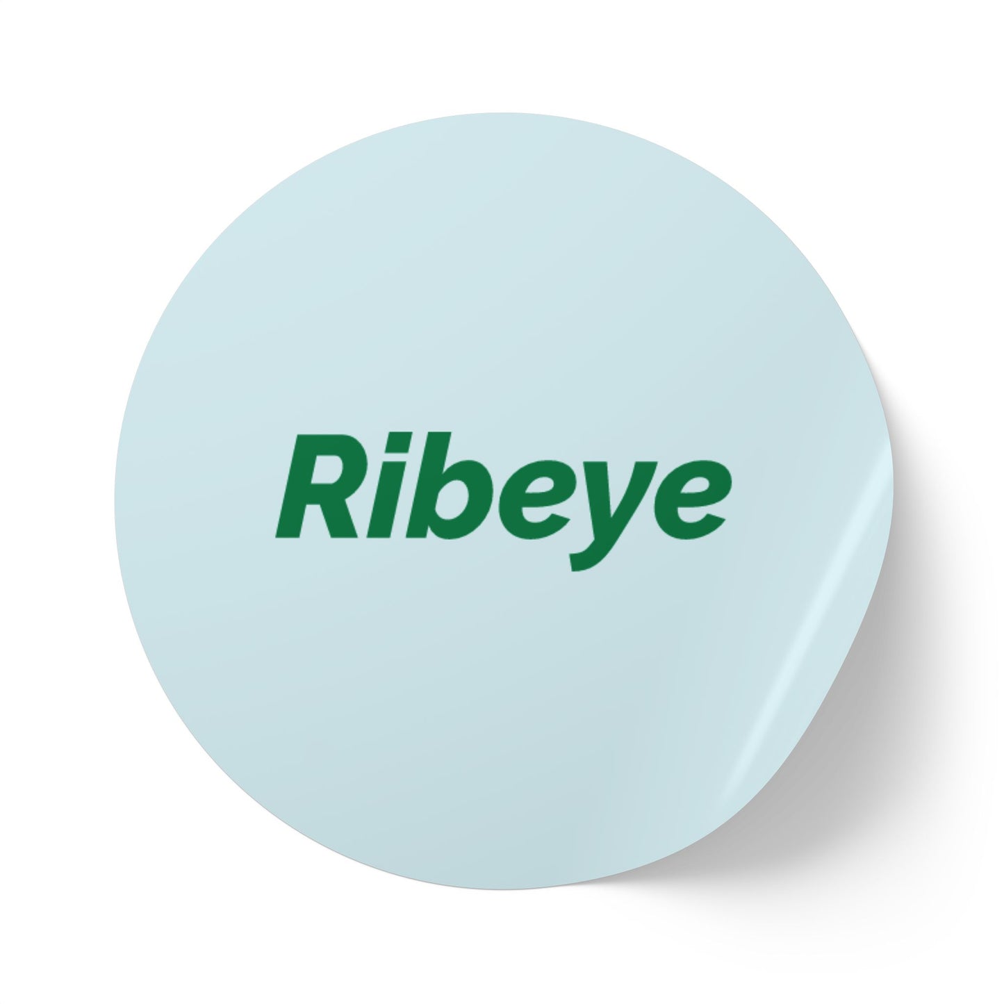Round Sticker Label Rolls - 🧊 Ribeye – Small Circular Labels