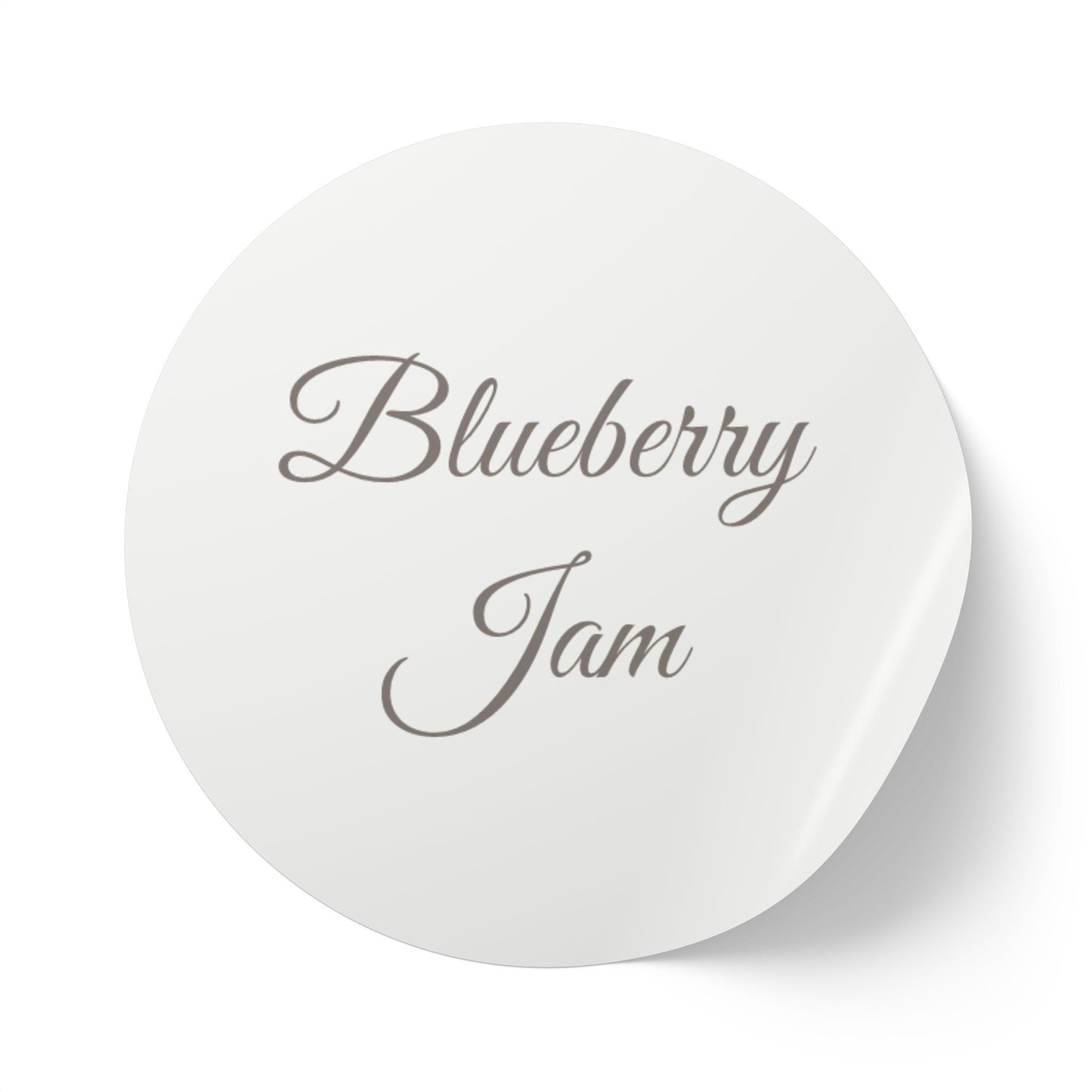 🧊 Blueberry Jam 🧊 Round Sticker Label Rolls