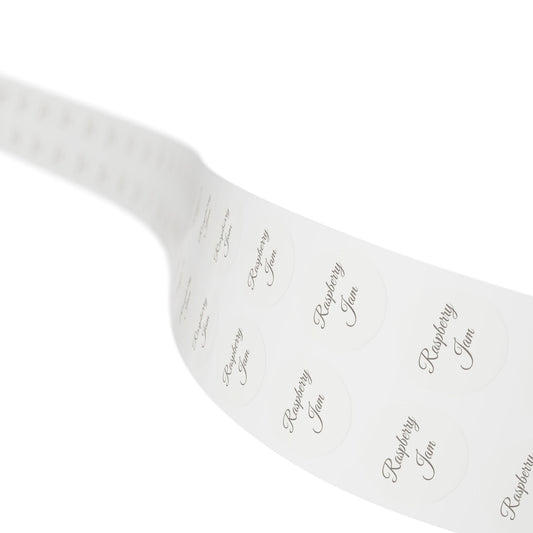 🧊 Raspberry Jam 🧊 Round Sticker Label Rolls