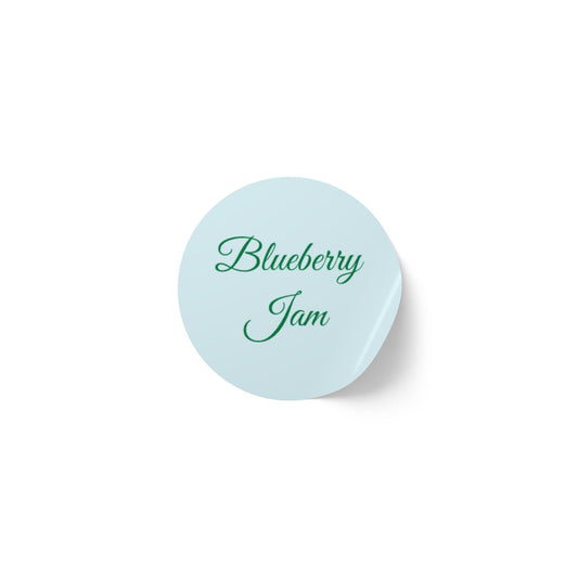 🧊 Blueberry Jam 🧊 Round Sticker Label Rolls