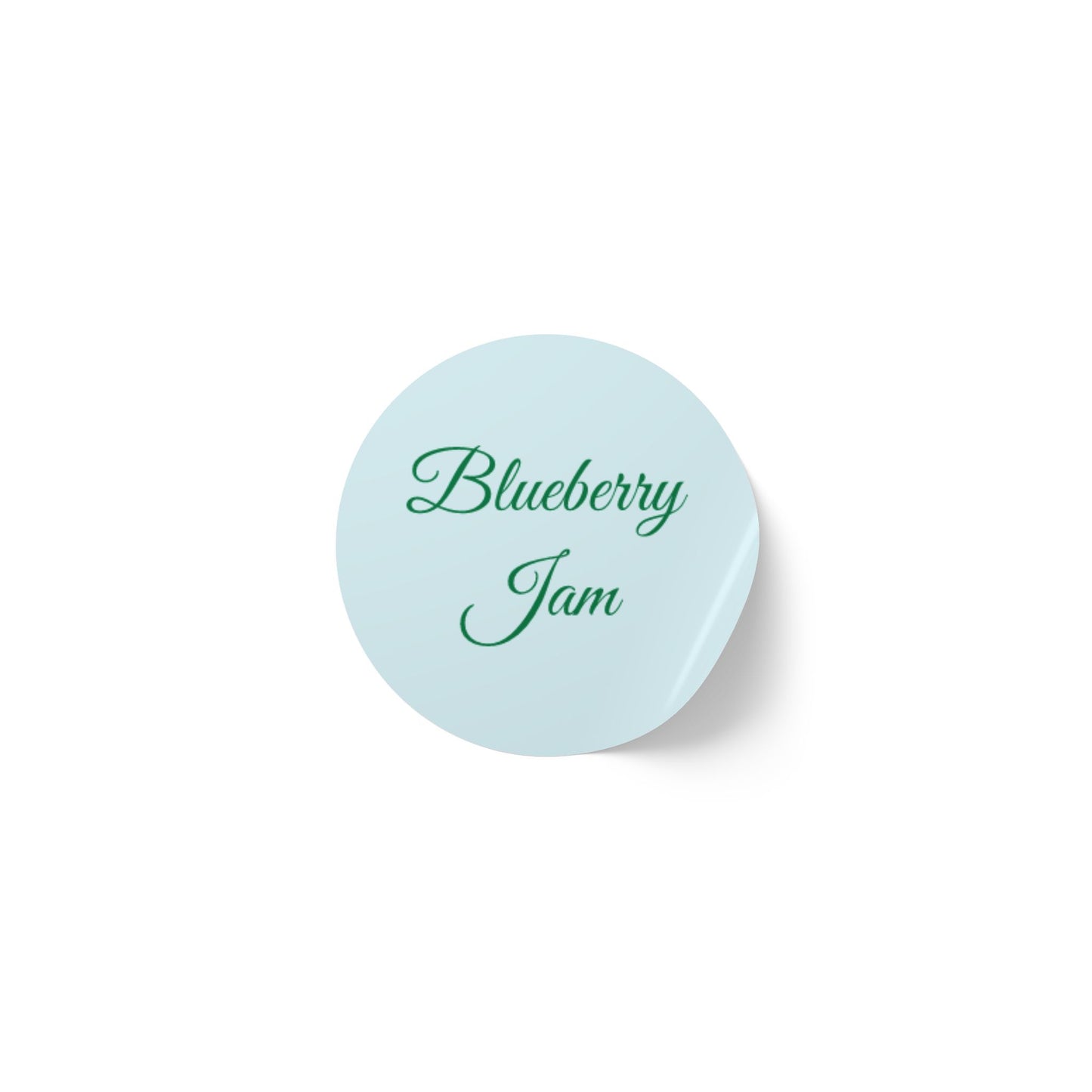 🧊 Blueberry Jam 🧊 Round Sticker Label Rolls