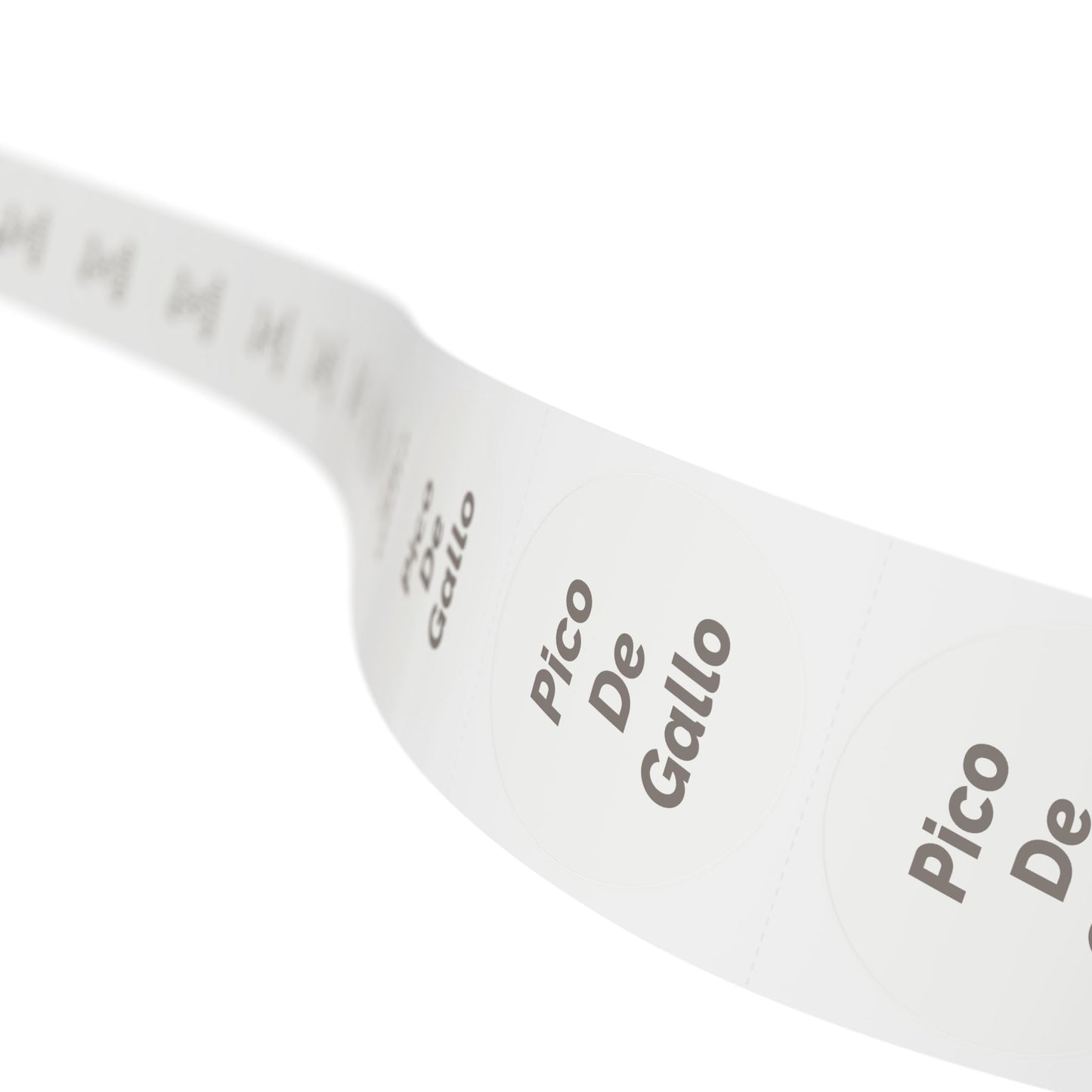 🧊 Pico De Gallo 🧊 Cheeses and Dips - Round Sticker Label Rolls
