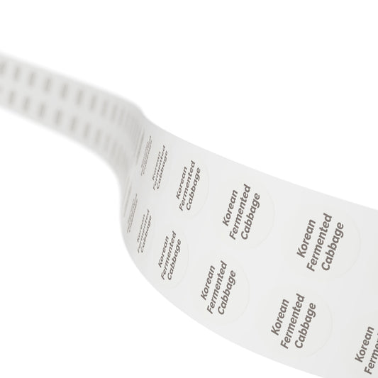 🧊 Korean Fermented Cabbage 🧊 All Things Pickled - Round Sticker Label Rolls