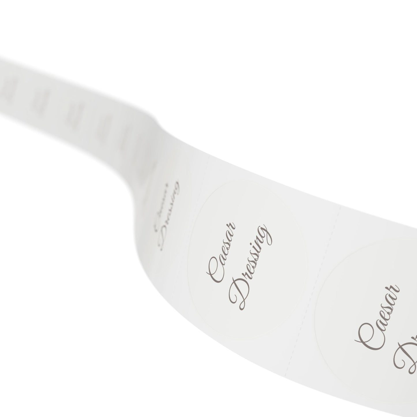🧊 Caesar Dressing 🧊 Round Sticker Label Rolls