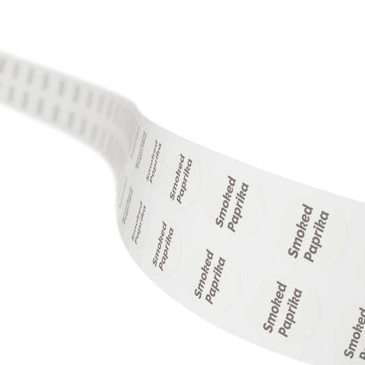 🧊 Smoked Paprika 🧊 Herbs and Spices - Round Sticker Label Rolls