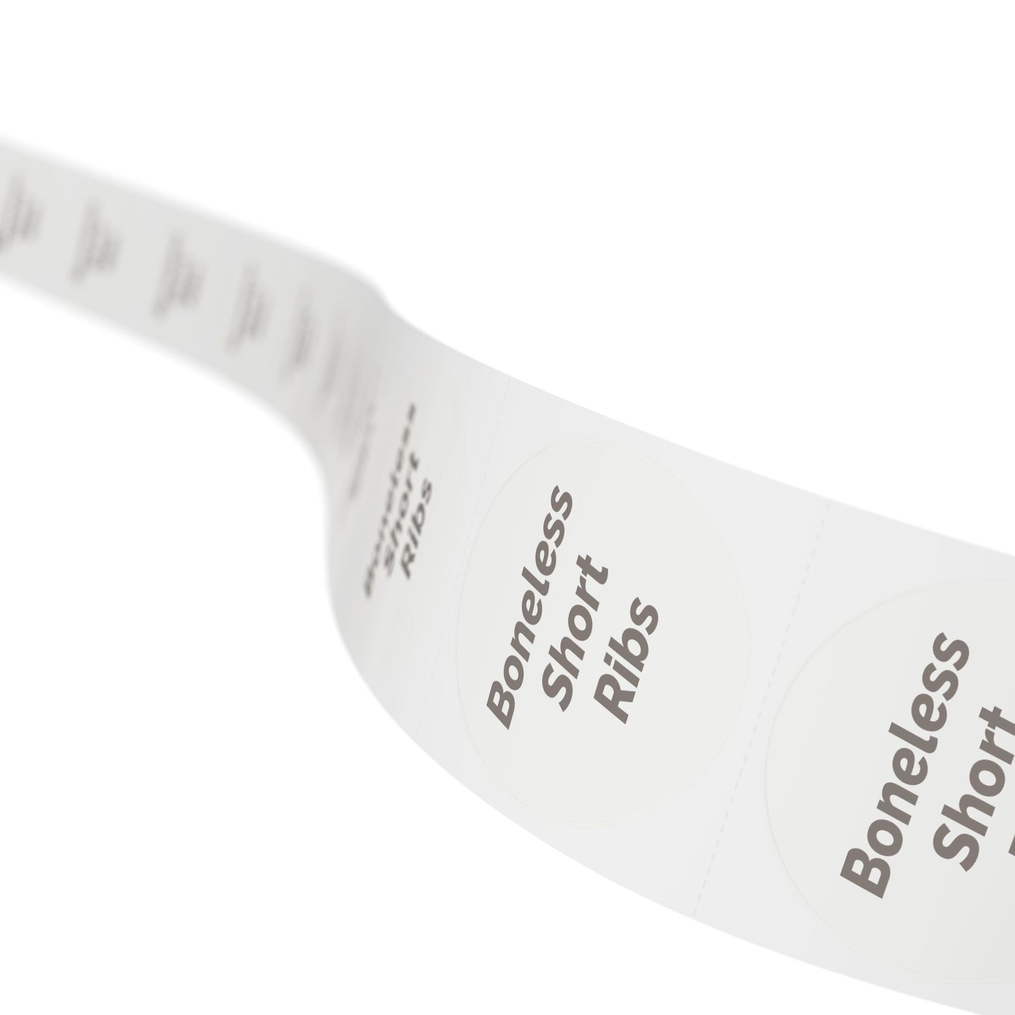 Round Sticker Label Rolls - 🧊 Boneless Short Ribs – Small Circular Labels