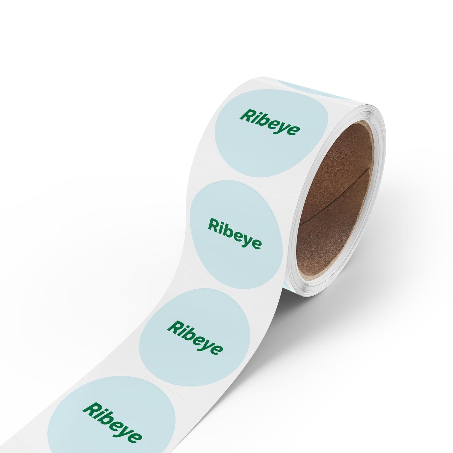 Round Sticker Label Rolls - 🧊 Ribeye – Small Circular Labels