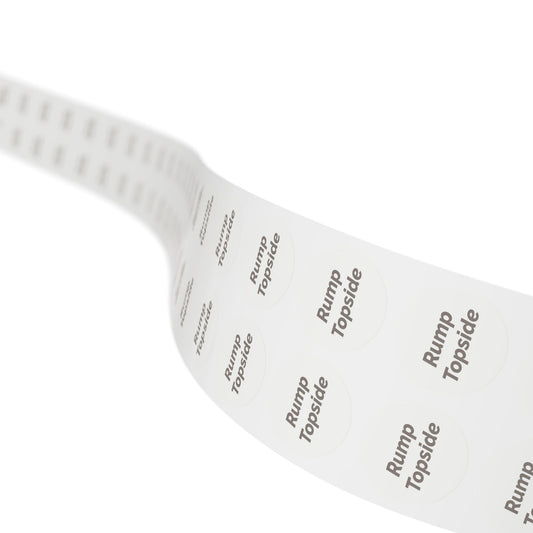 Round Sticker Label Rolls - 🧊 Rump Topside – Small Circular Labels
