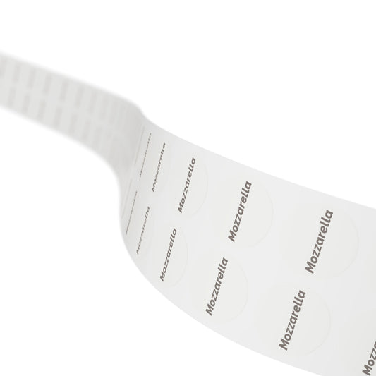 🧊 Mozzarella 🧊 Cheeses and Dips - Round Sticker Label Rolls