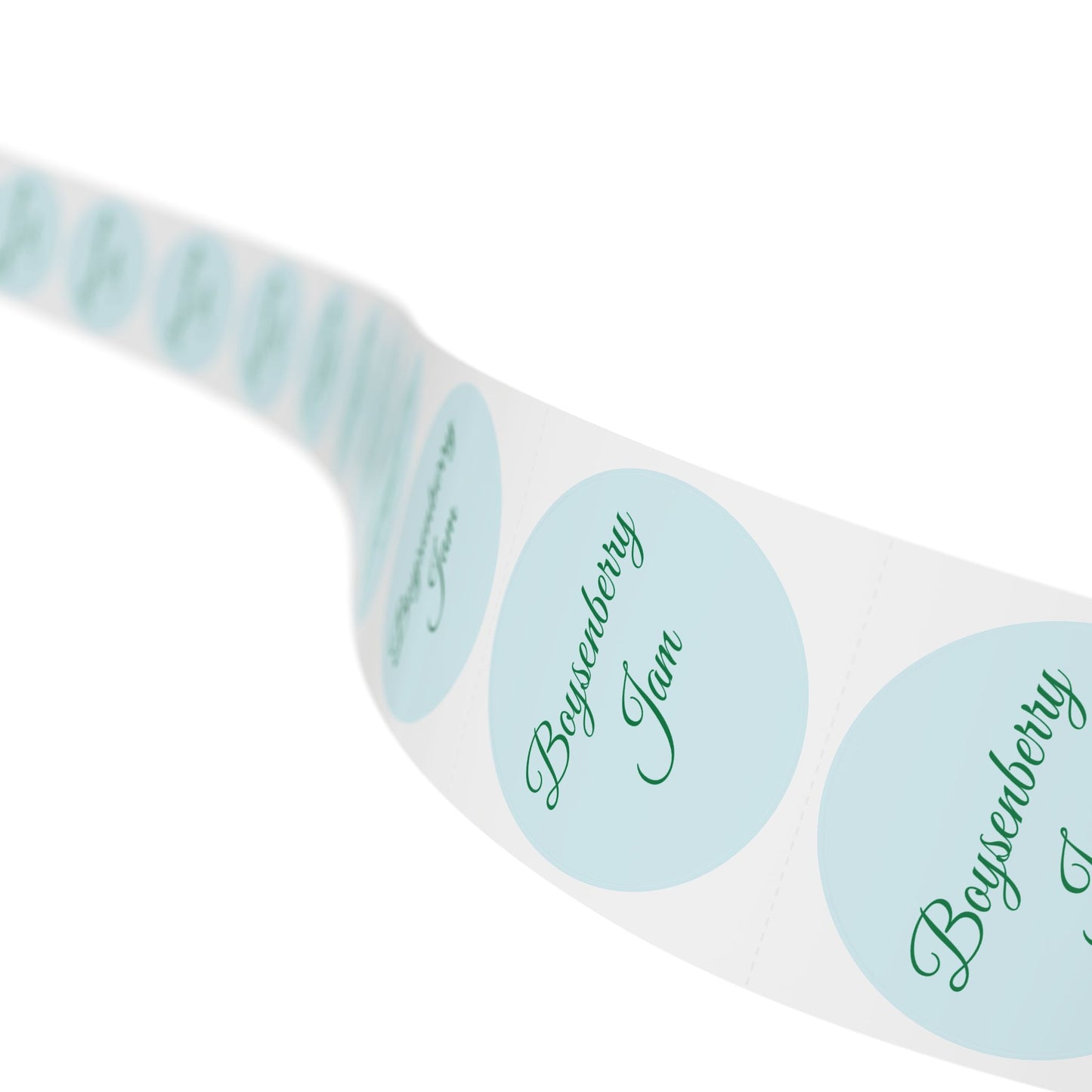 🧊 Boysenberry Jam 🧊 Round Sticker Label Rolls