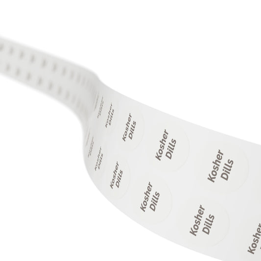 🧊 Kosher Dills 🧊 All Things Pickled - Round Sticker Label Rolls