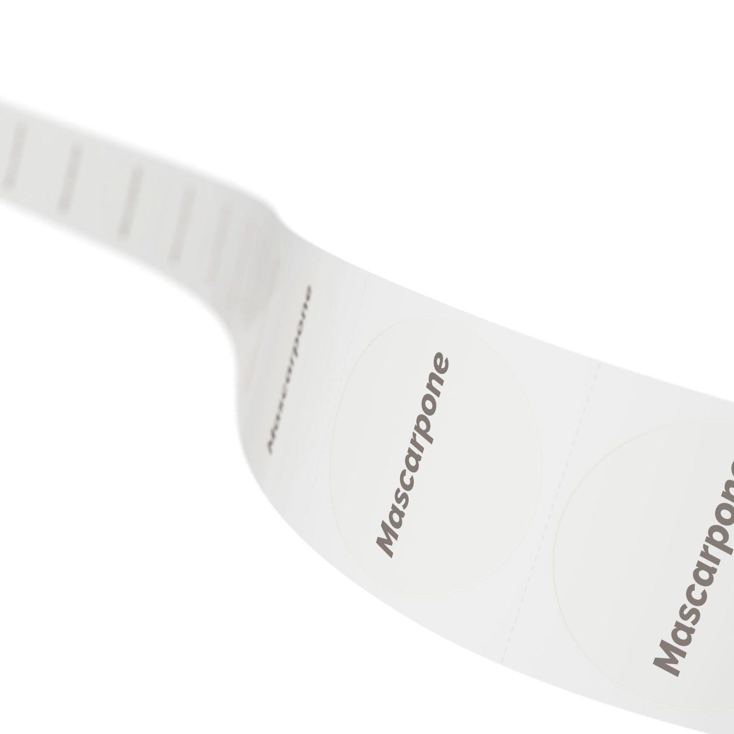 🧊 Mascarpone 🧊 Cheeses and Dips - Round Sticker Label Rolls