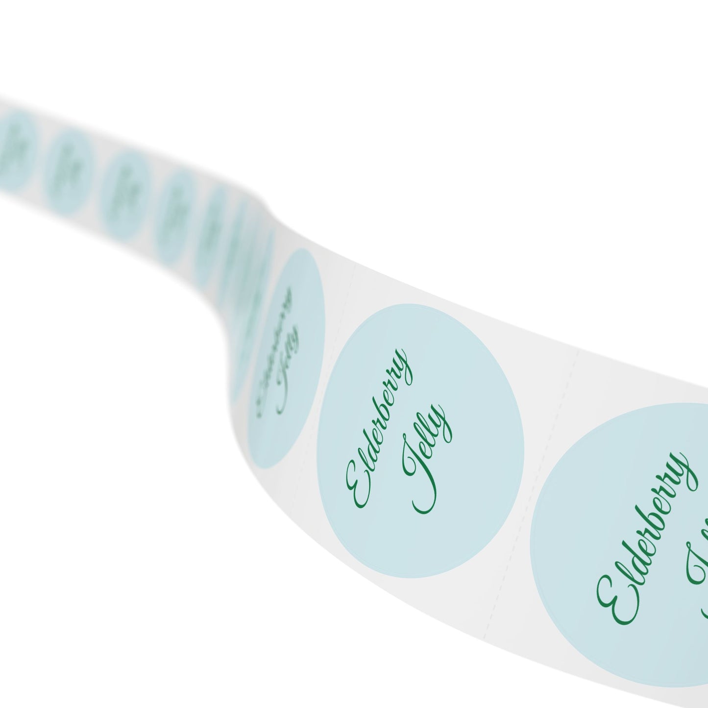 🧊 Elderberry Jelly 🧊 Round Sticker Label Rolls