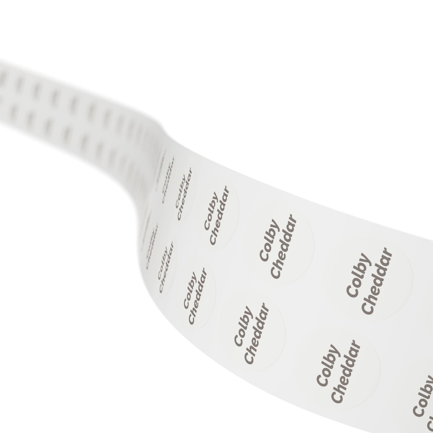 🧊 Colby Jack 🧊 Cheeses and Dips - Round Sticker Label Rolls