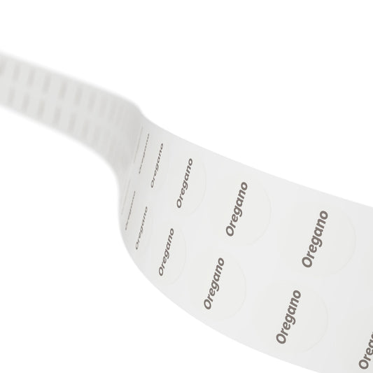 🧊 Oregano 🧊 Herbs and Spices - Round Sticker Label Rolls