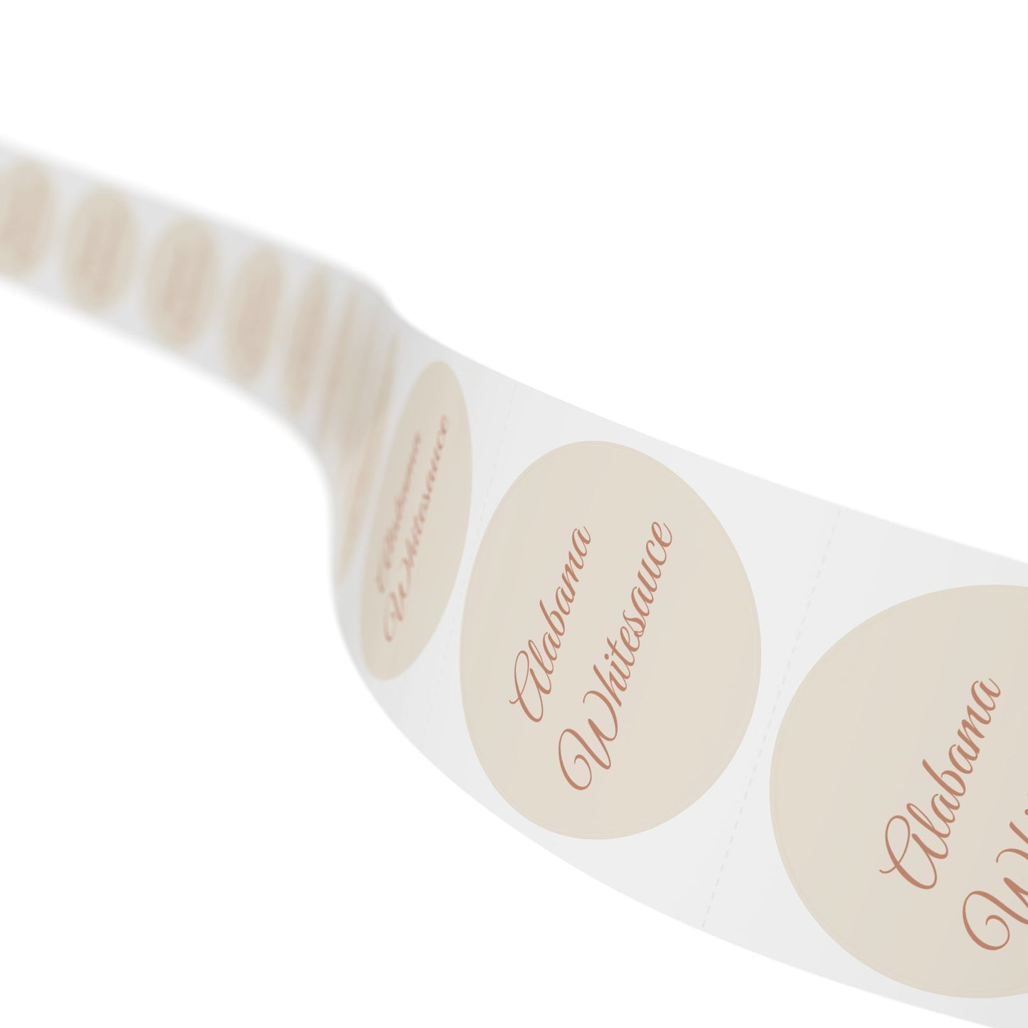 🧊 Alabama White Sauce 🧊 Round Sticker Label Rolls