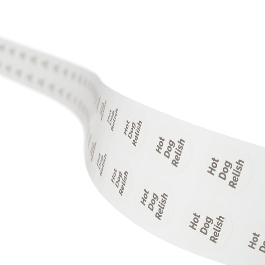 🧊 Hot Dog Relish 🧊 All Things Pickled - Round Sticker Label Rolls