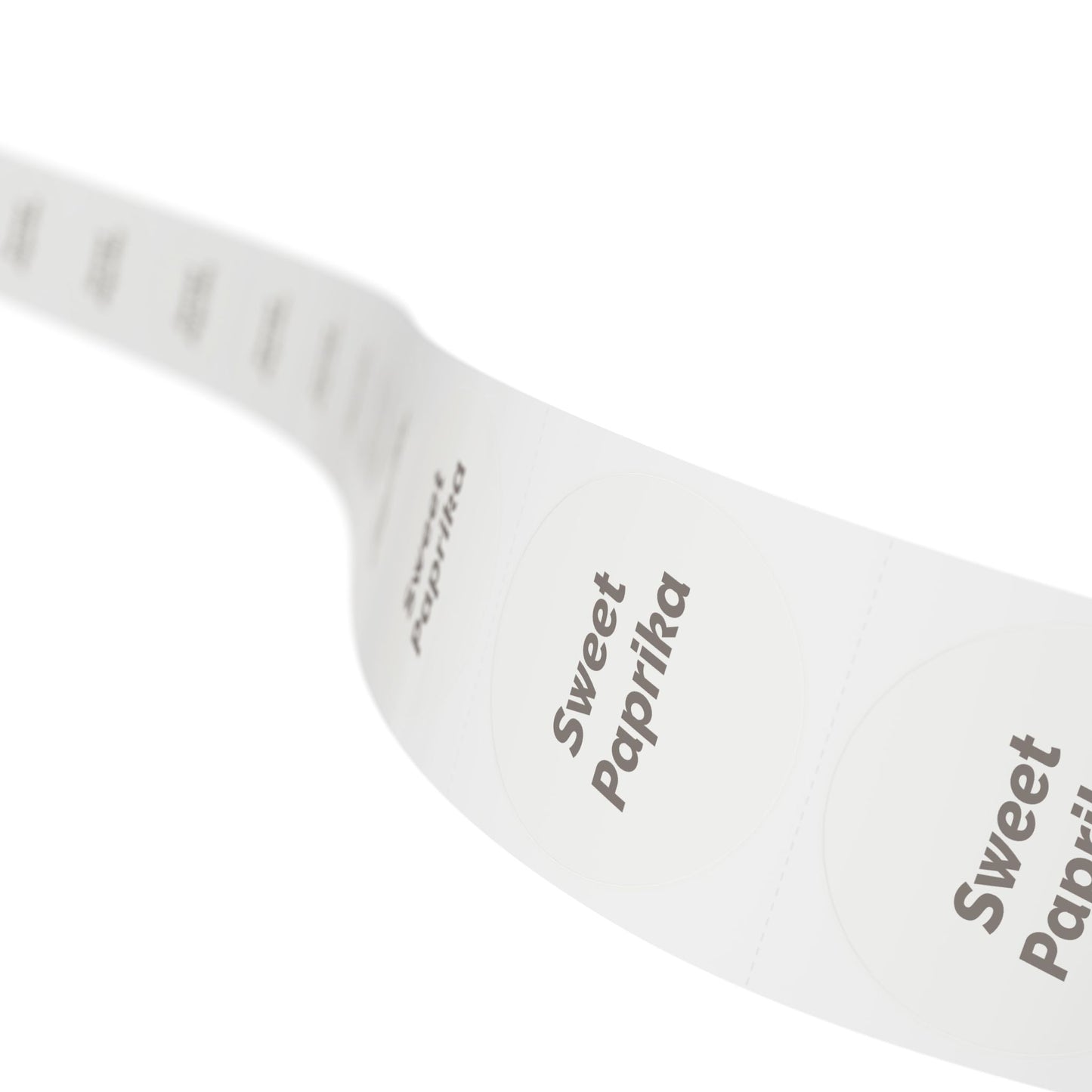 🧊 Sweet Paprika 🧊 Herbs and Spices - Round Sticker Label Rolls