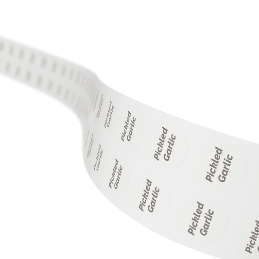 🧊 Pickled Garlic 🧊 All Things Pickled - Round Sticker Label Rolls