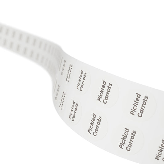 🧊 Pickled Carrots 🧊 All Things Pickled - Round Sticker Label Rolls