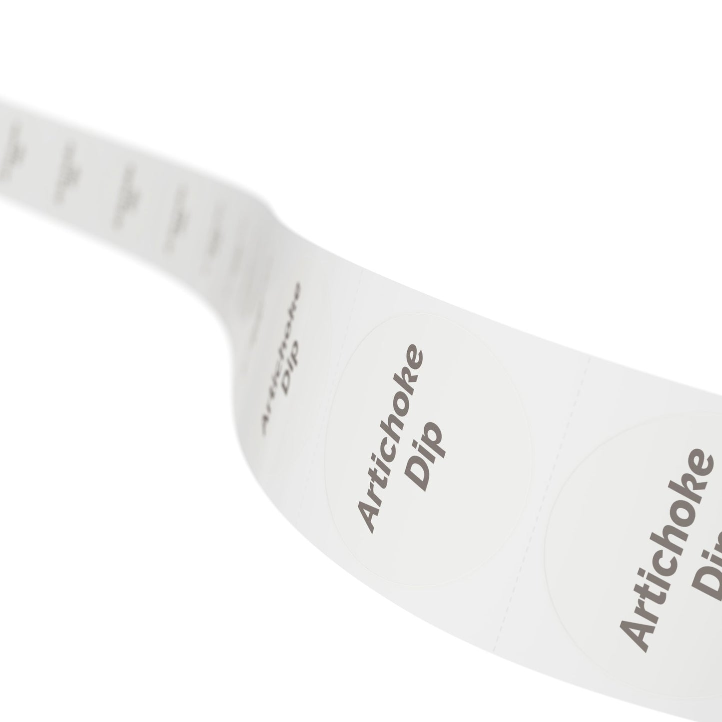 🧊 Artichoke Dip 🧊 Cheeses and Dips - Round Sticker Label Rolls