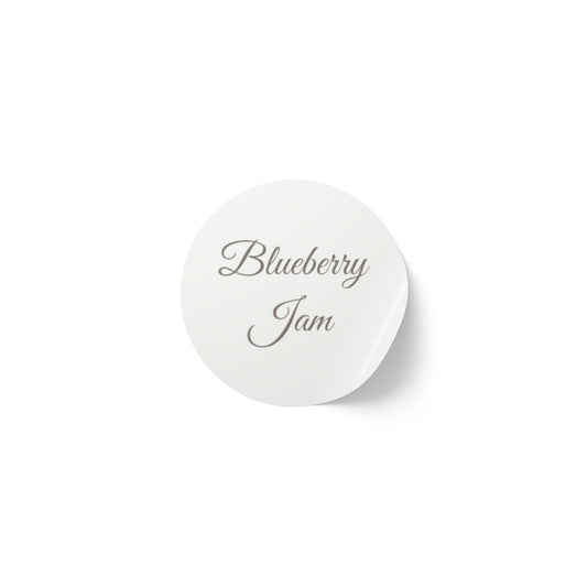 🧊 Blueberry Jam 🧊 Round Sticker Label Rolls