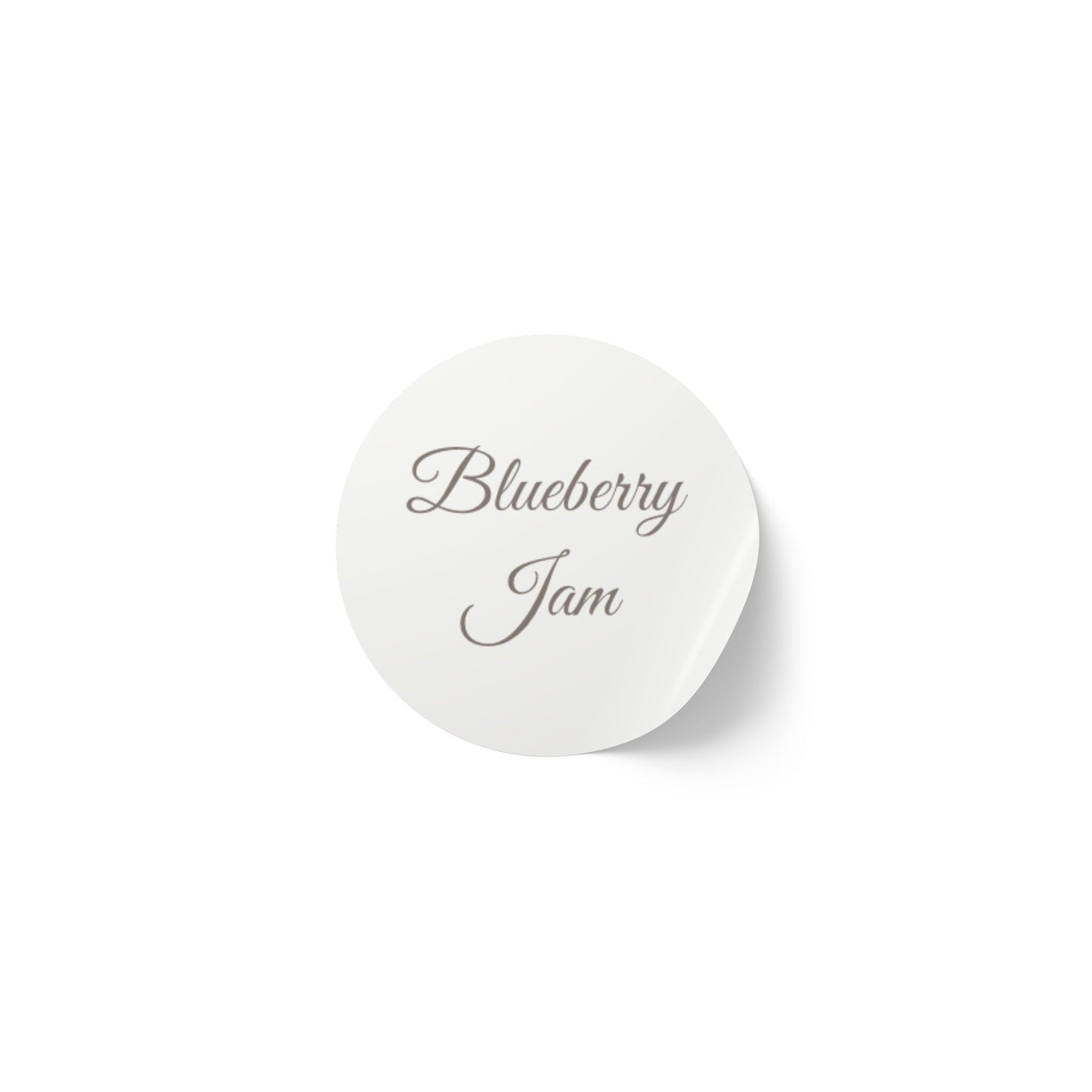 🧊 Blueberry Jam 🧊 Round Sticker Label Rolls