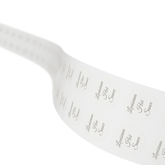 🧊 Louisiana Hot Sauce 🧊 Round Sticker Label Rolls