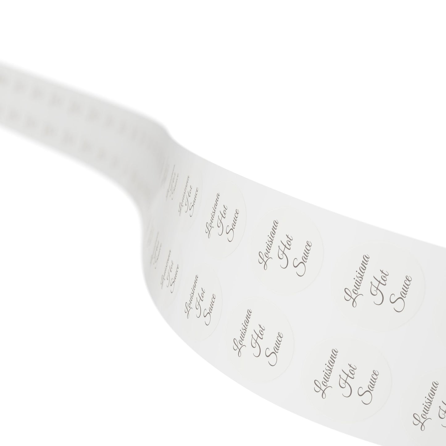 🧊 Louisiana Hot Sauce 🧊 Round Sticker Label Rolls
